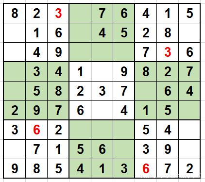 数独九宫格的解题方法和技巧（九宫数独初级技巧解题实例）