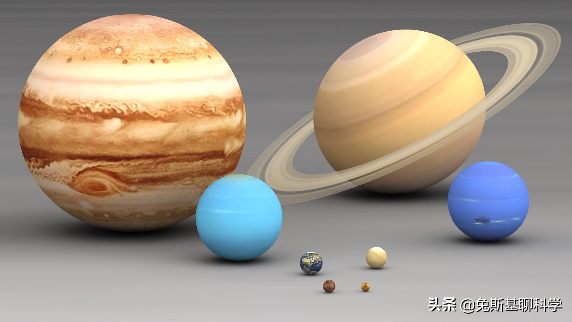 太阳系八大行星示意图（详细图解告诉你八大行星都有多大）