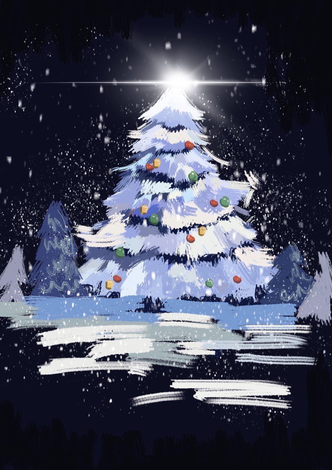 圣诞树怎么画（5分钟教你搞定圣诞树的高级画法）