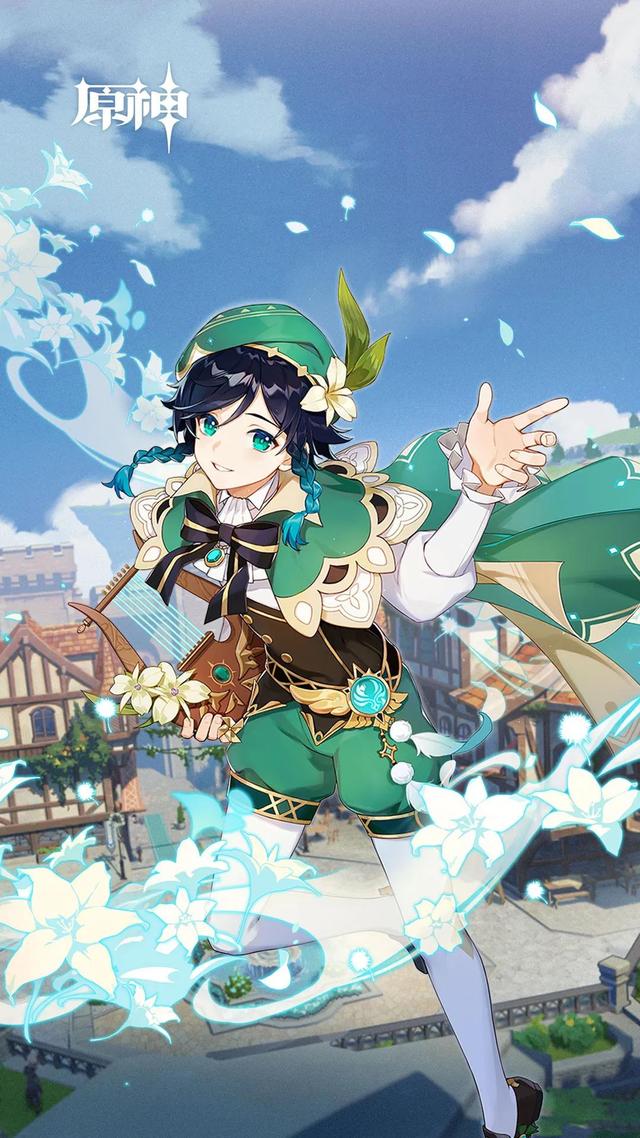 原神温迪手冲s图(原神温迪大招伤害怎么破万)