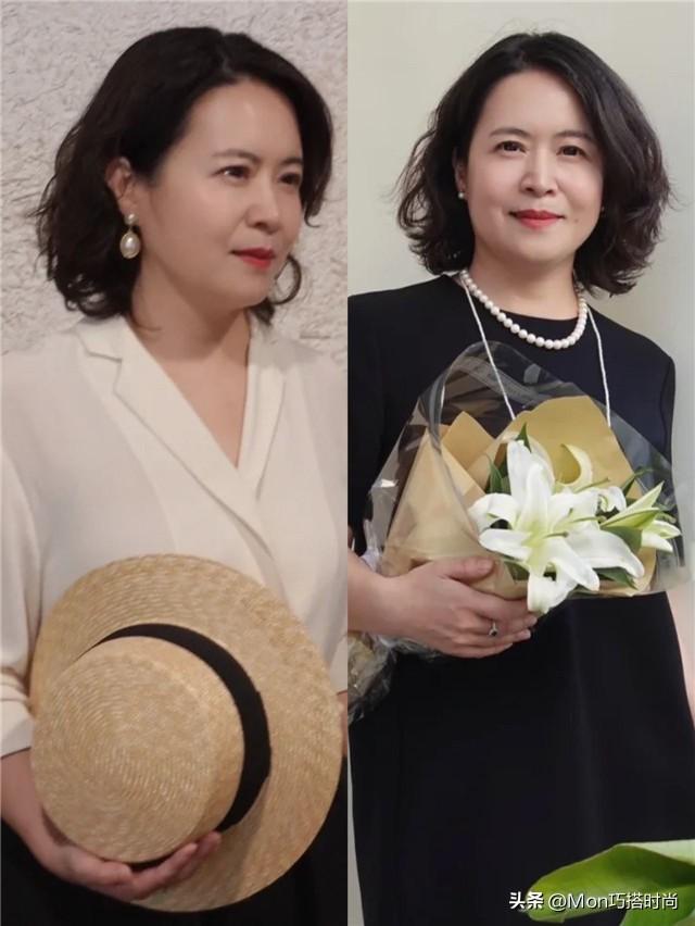 4,50岁女人,这才是你该剪的发型:齐肩 微卷,谁见都夸年轻好看
