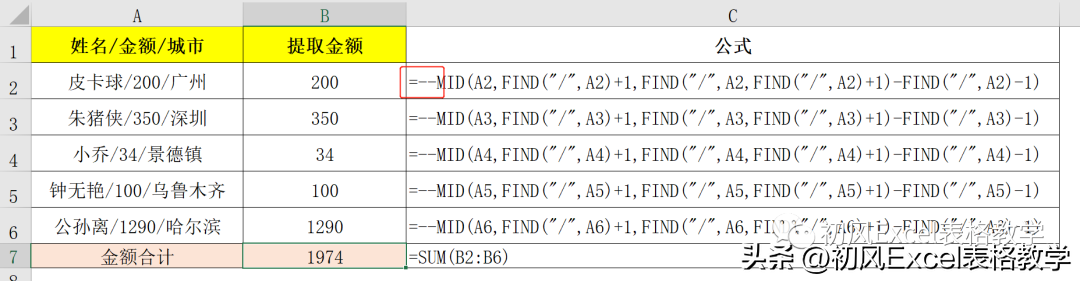 MID函数怎么运用（mid函数4个高级使用方法详解）