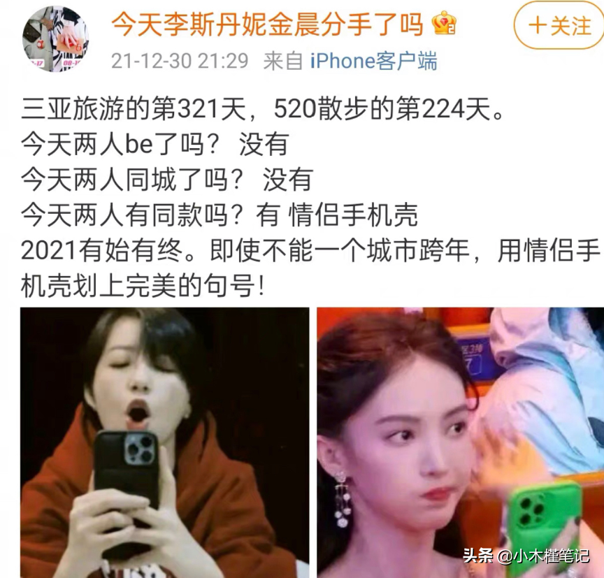 李斯丹妮和金晨恋爱了吗（网传两人多次一起回家过夜）