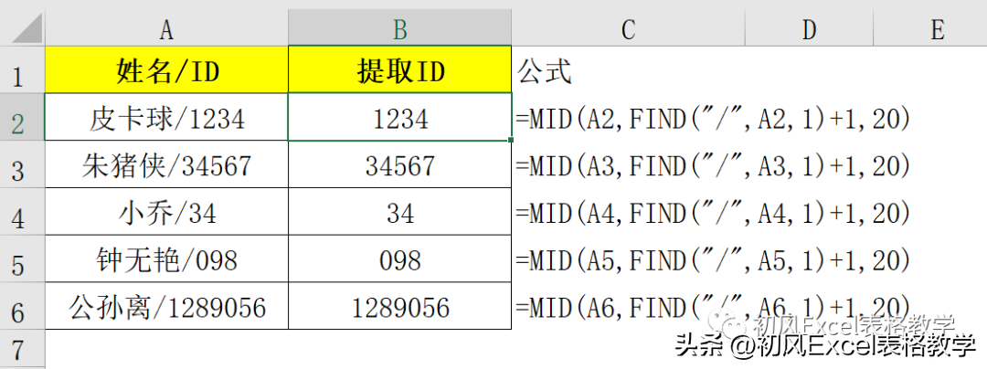 MID函数怎么运用（mid函数4个高级使用方法详解）