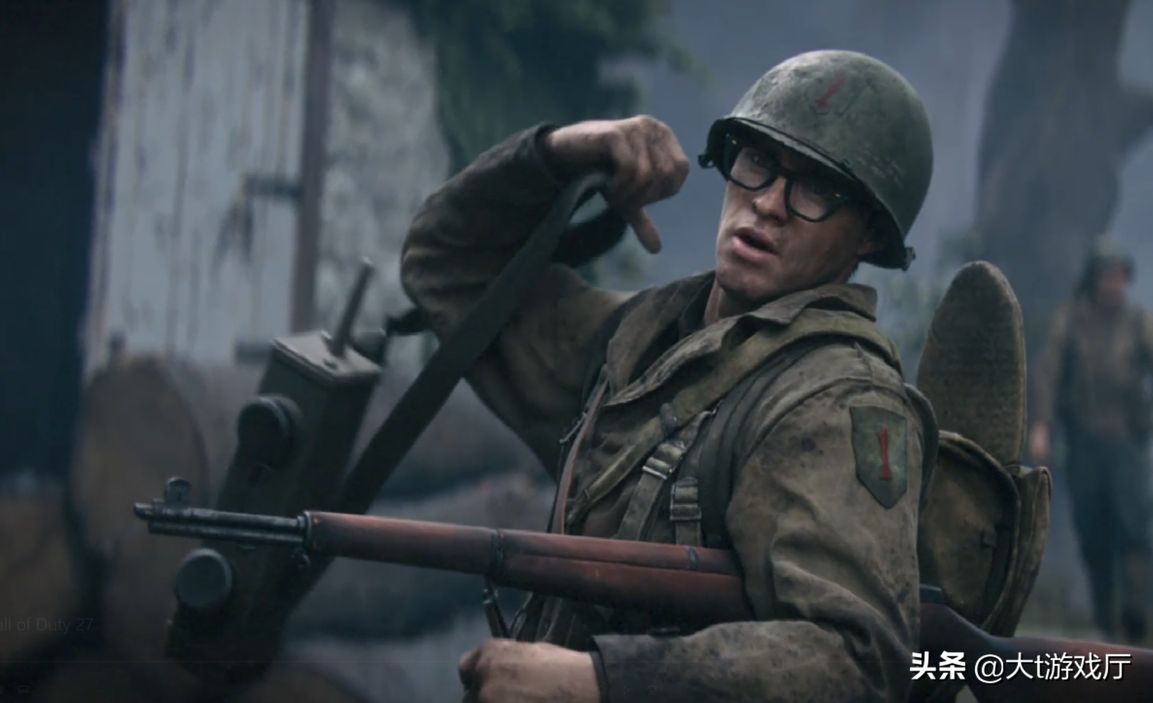 《使命召唤14》是《使命召唤》二战系列中,剧情最有感觉的一部作品