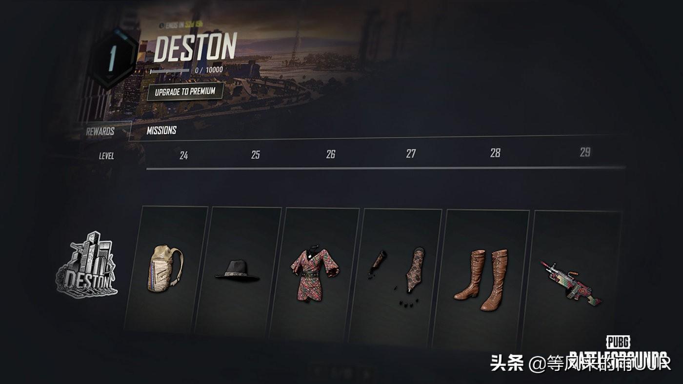 pubg段位等级表（pubg段位分别是什么）