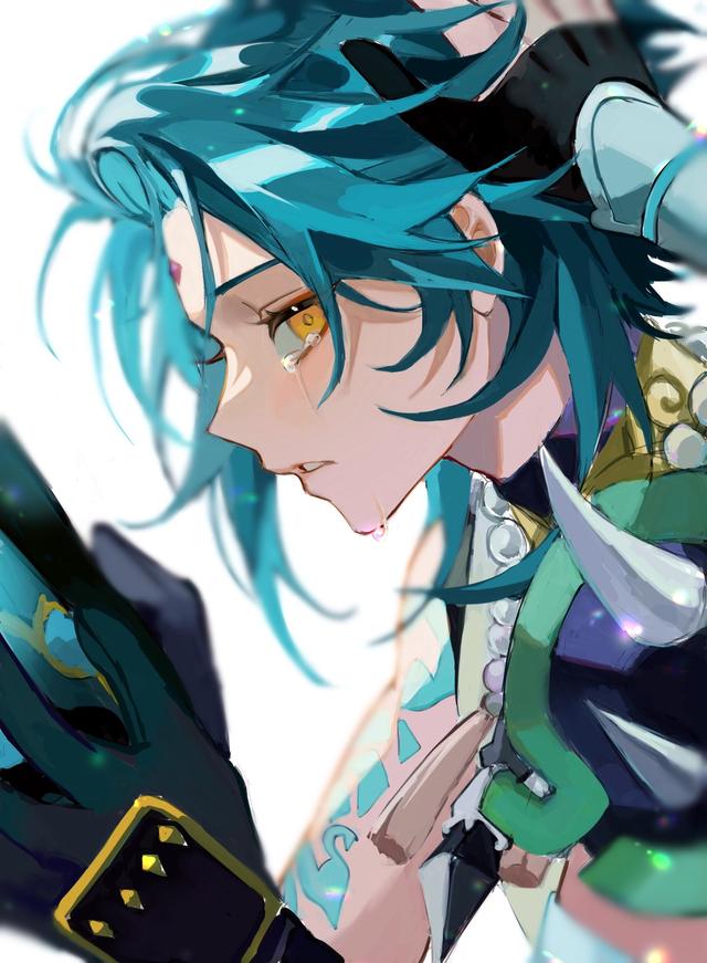 原神只剩魈伤感图(原神胡桃伤感图片)