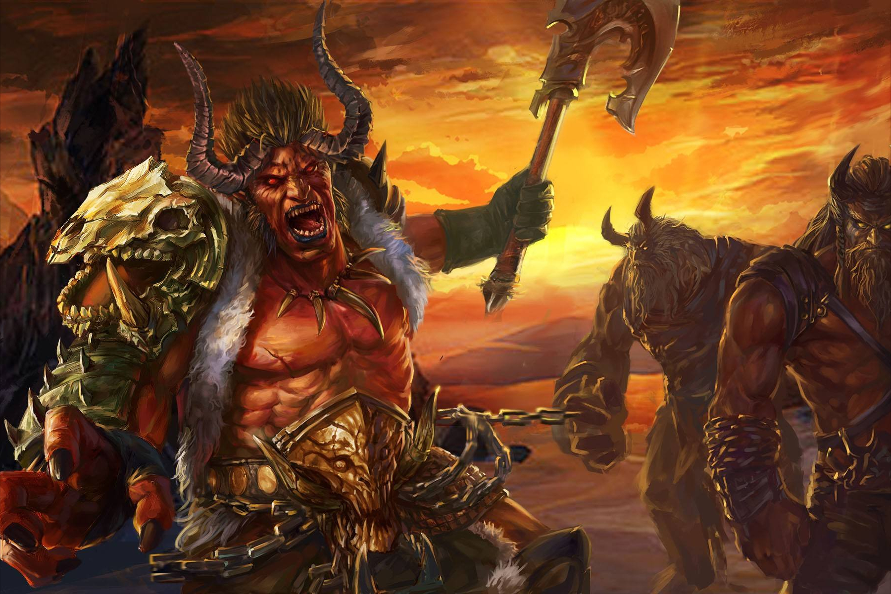 刀枪不入的神话人物(传闻蚩尤三头六臂八只脚,全身刀枪不入)