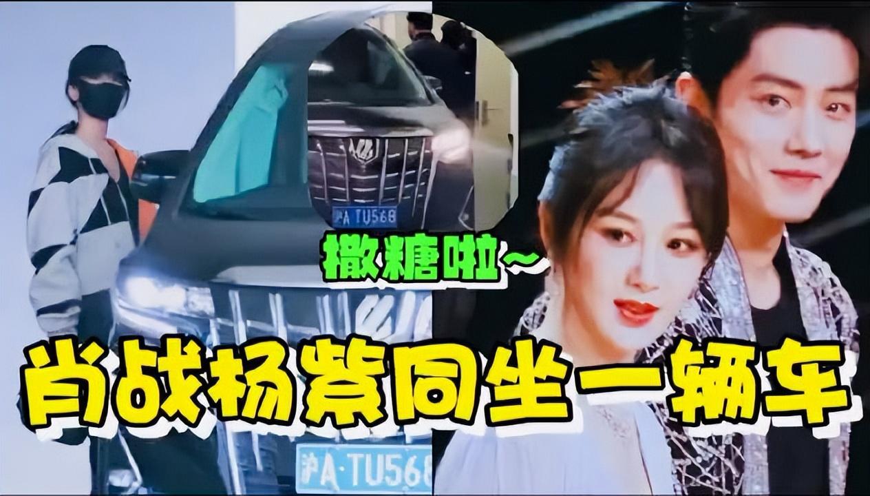 杨紫肖战恋情实锤？两人被拍到用同一辆车