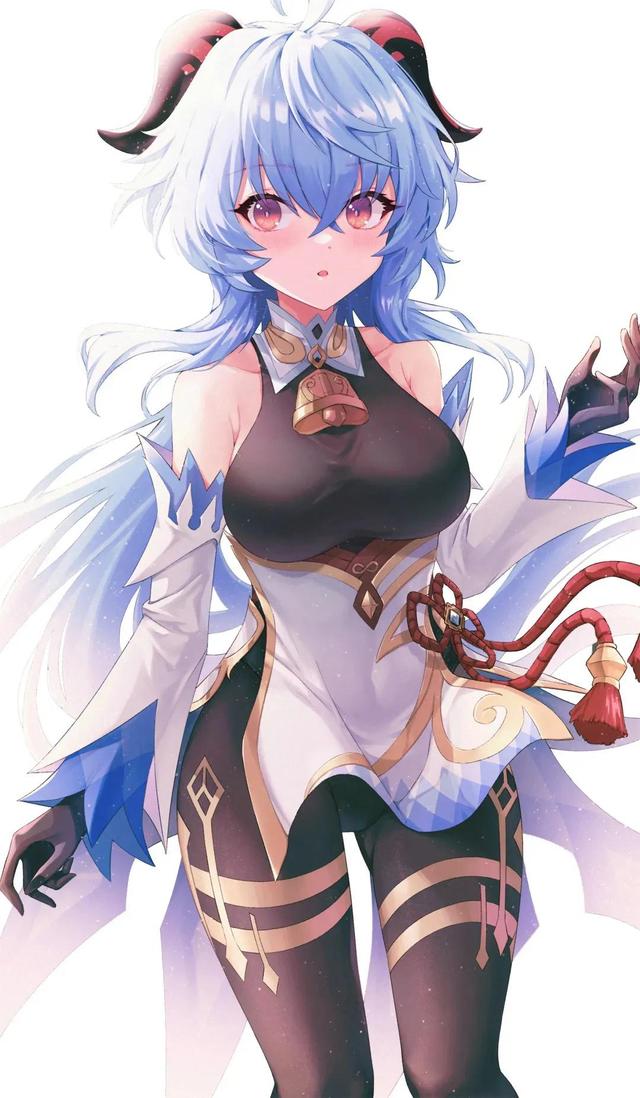 今天给大家推荐的美图是原神里的角色甘雨,甘雨是米哈游出品的游戏