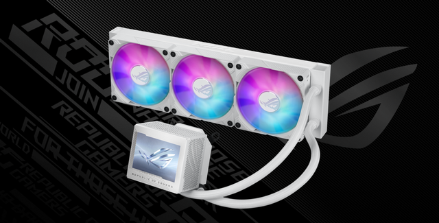 rog机械键盘白色，ROG龙神3代白色版水冷加入618大促