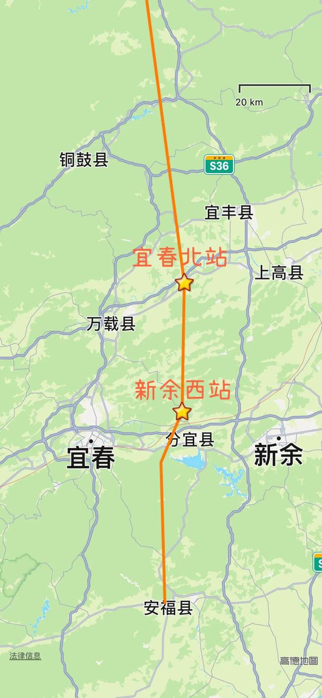 宜春地区高铁规划，吉段最均衡线路规划图